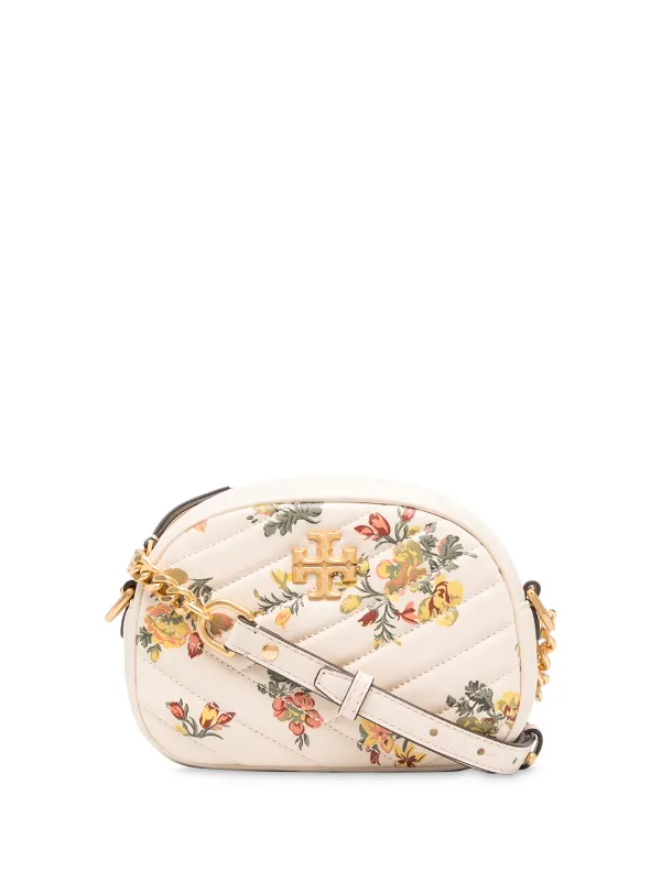 Shop Green Tory Burch Kira Quilted Effect Crossbody Bag With Express Delivery Farfetch