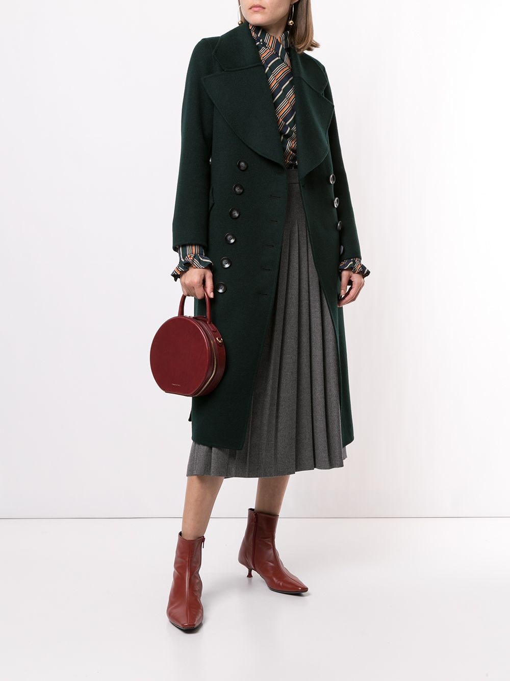 Image 2 of Onefifteen button-up wool coat