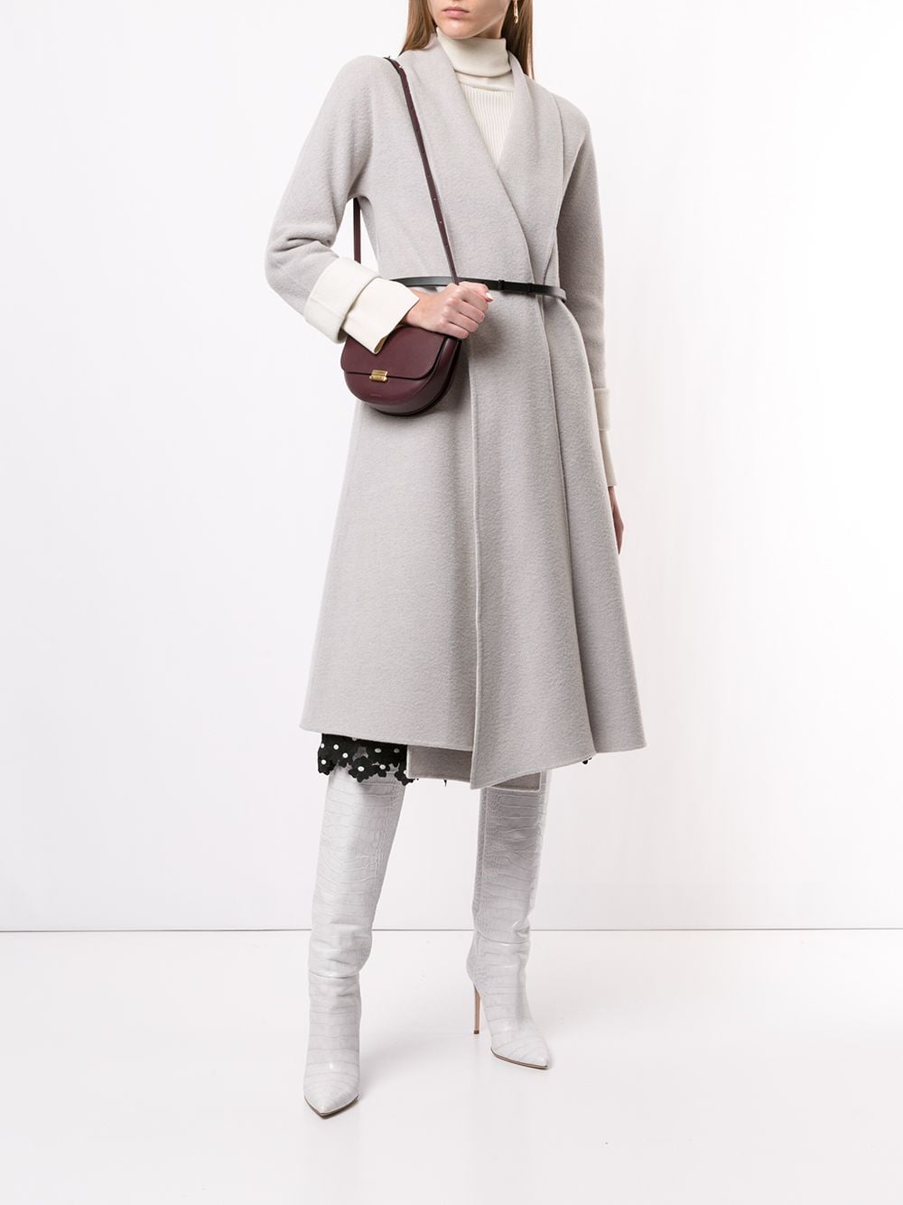 Image 2 of Onefifteen belted wool-blend coat