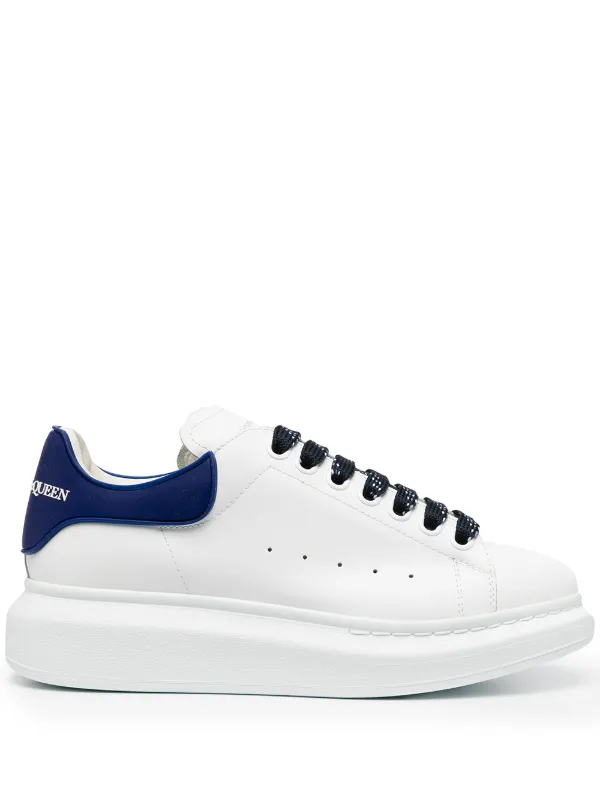 alexander mcqueen blue and white