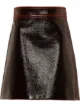 Image 1 of Miu Miu A-line high-rise skirt