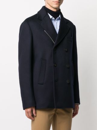 long-sleeve double-breasted coat展示图