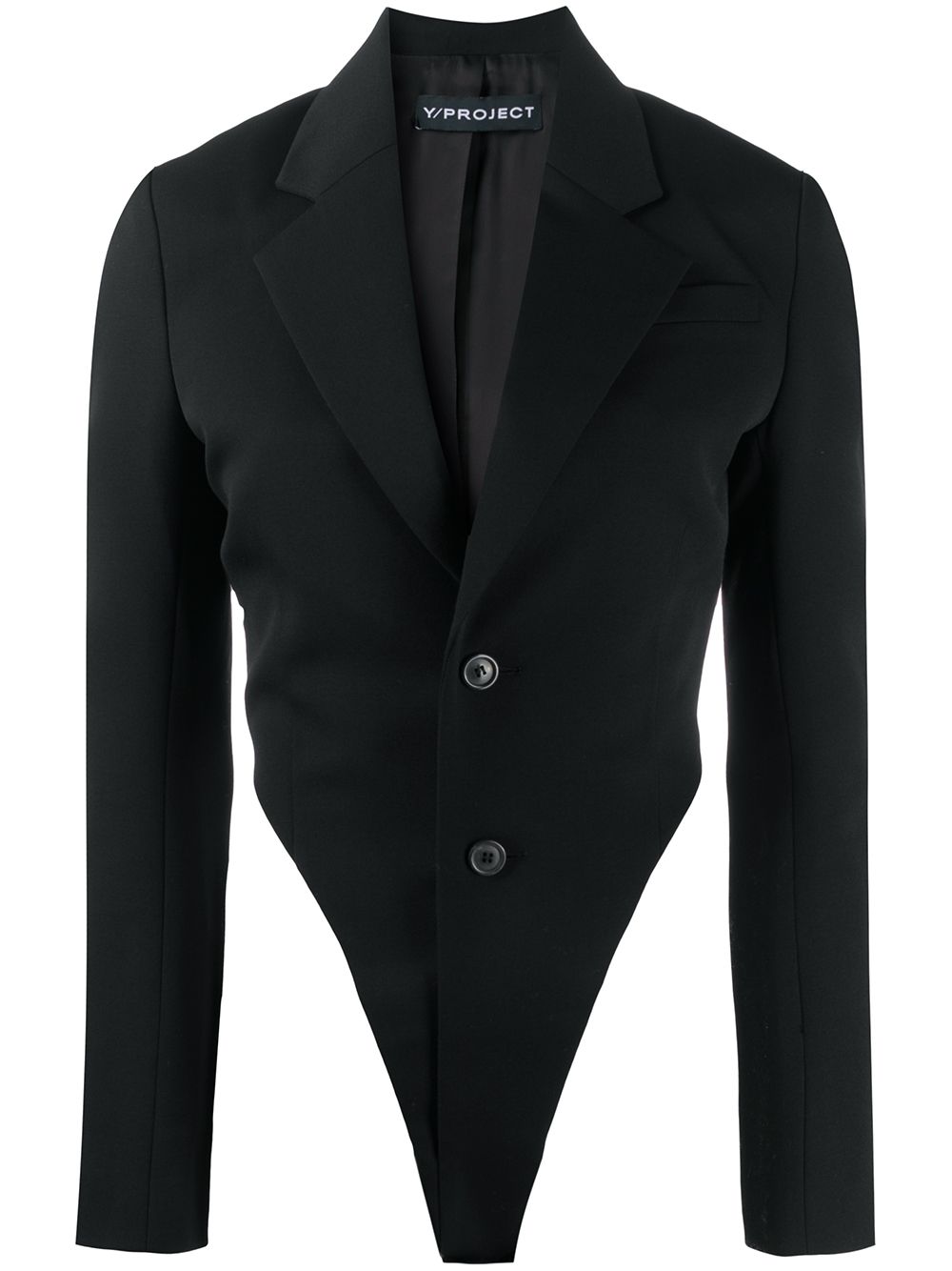 фото Y/project cut-out single-breasted blazer