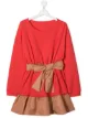 Image 1 of Elisabetta Franchi La Mia Bambina TEEN bow-detail dress