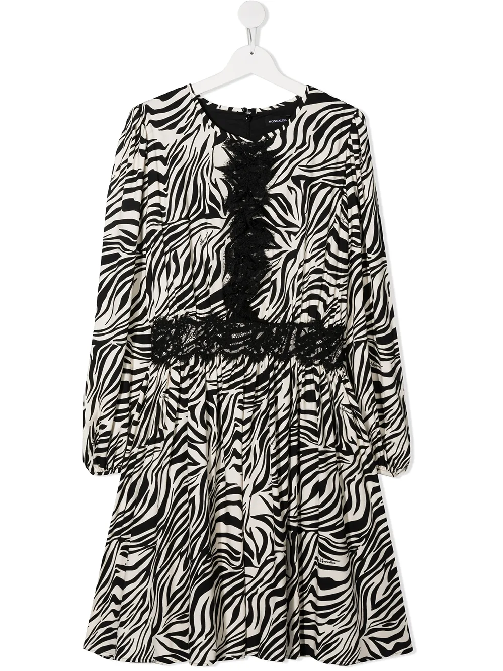 zebra print shift dress