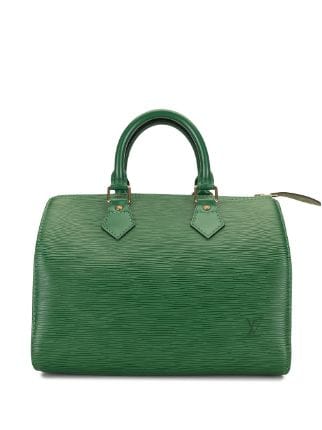 Louis Vuitton Green Epi Leather Speedy 25 Auction