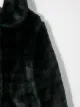 Bonpoint faux-fur tartan-check coat