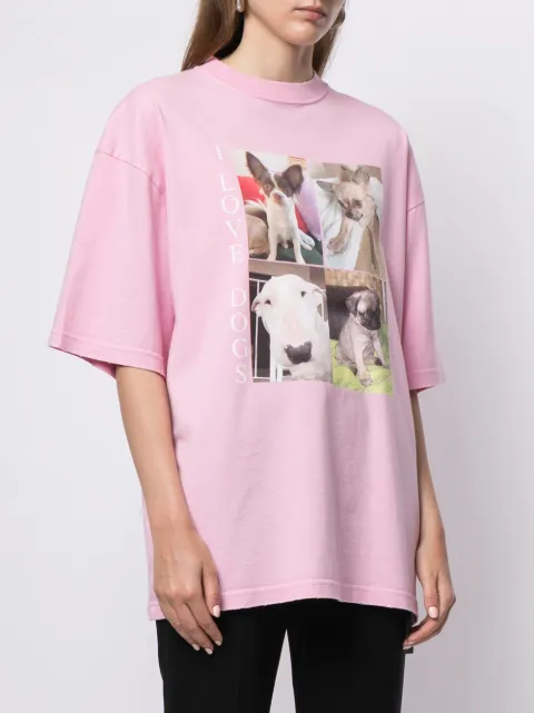 balenciaga dog t shirt