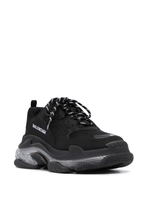 Balenciaga Triple S Metallic Sneakers - Farfetch