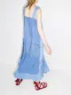 By Walid Maggy patchwork midi dress