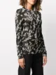 Paco Rabanne garden-print longsleeved top