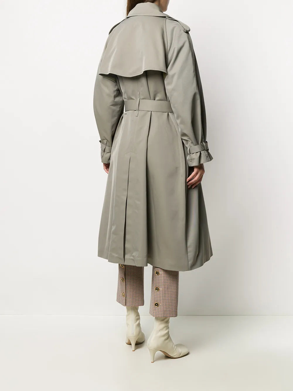 tory burch 双排扣束腰风衣 图 4