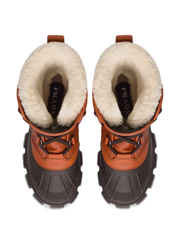 snow boots prada