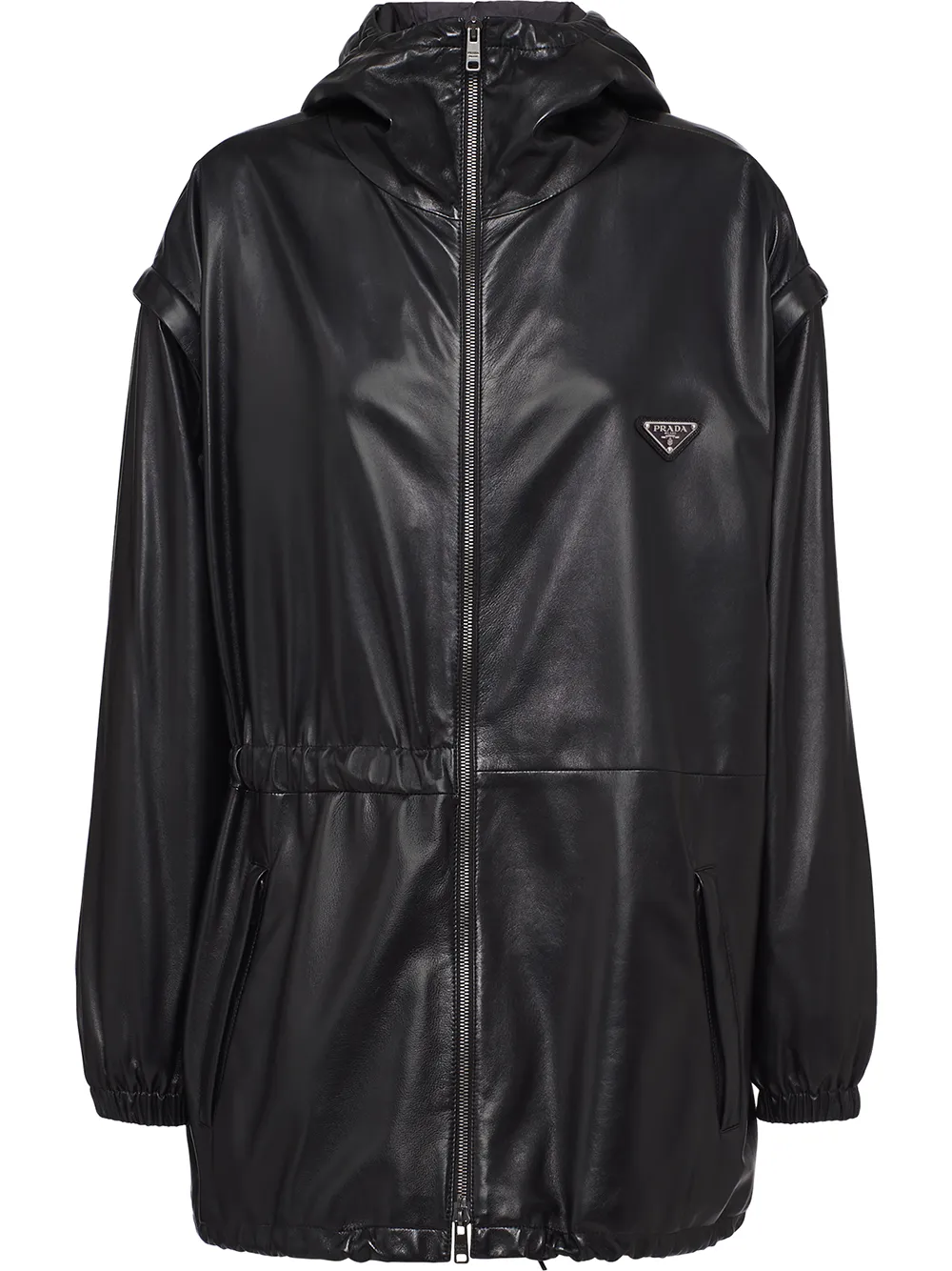 Prada Hooded Windbreaker Style Jacket - Farfetch