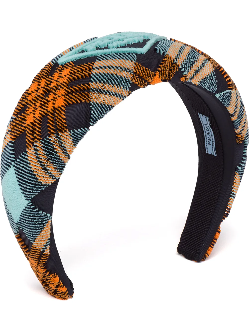 prada orange headband