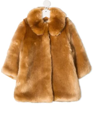 children's faux fur coats uk