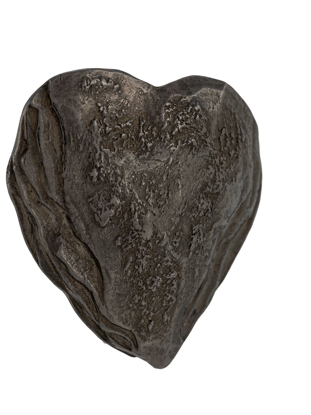 фото Yves saint laurent pre-owned фактурные серьги в форме сердца