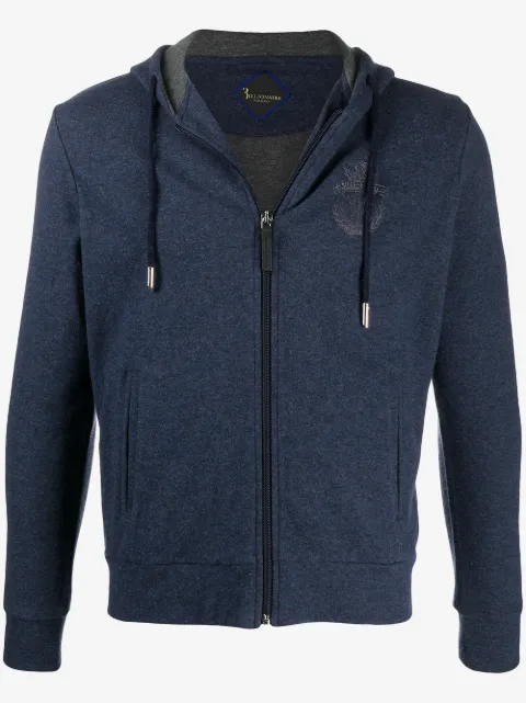Billionaire logo print hoodie