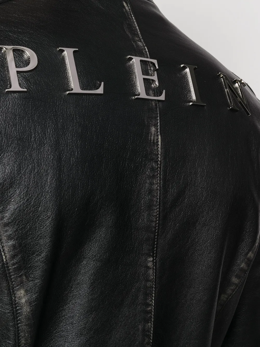 Philipp Plein Leren Jas - Farfetch Philipp Plein Leren Jas - Farfetch