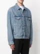 Balenciaga logo-print denim jacket