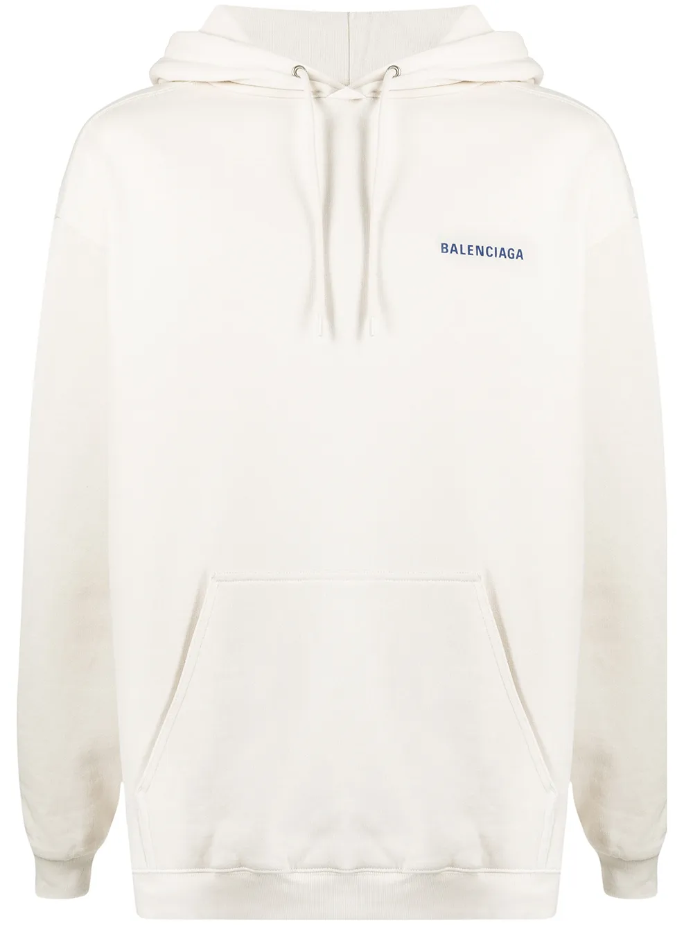 Balenciaga Logo Print Hoodie - Farfetch