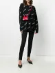 Image 2 of Balenciaga knitted all-over logo jumper