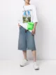 Image 2 of Balenciaga mid-wash denim skater shorts