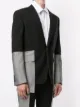 Alexander McQueen two-tone single-breasted suit jacket