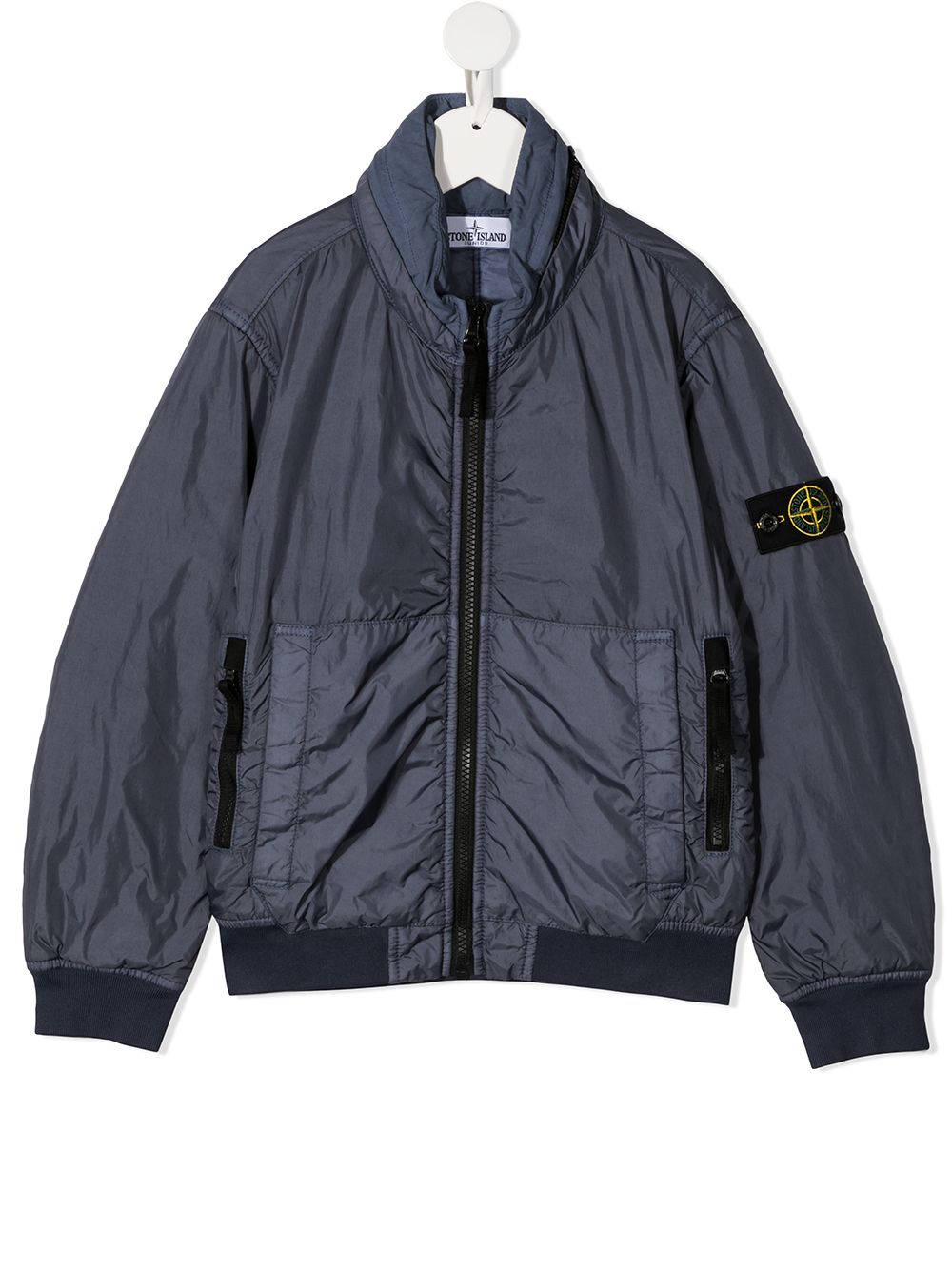 фото Stone island junior бомбер с нашивкой-логотипом