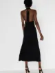 Materiel Neckholder-Kleid