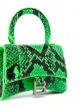 Balenciaga Hourglass snakeskin-effect mini bag