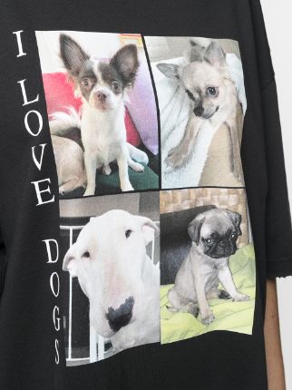 I Love Dogs 印花T恤展示图