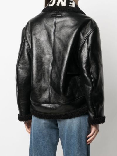 balenciaga shearling jacket mens