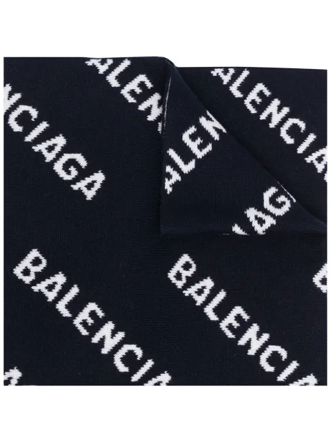 balenciaga intarsia scarf
