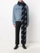 Image 2 of Balenciaga logo-intarsia wool-blend scarf