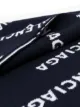 Balenciaga logo-intarsia wool-blend scarf