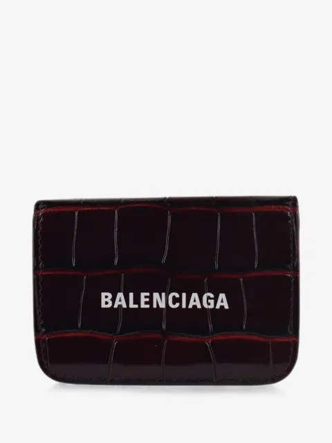 Balenciaga mini leather wallet