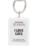 Image 2 of Balenciaga I Love Cats keyring