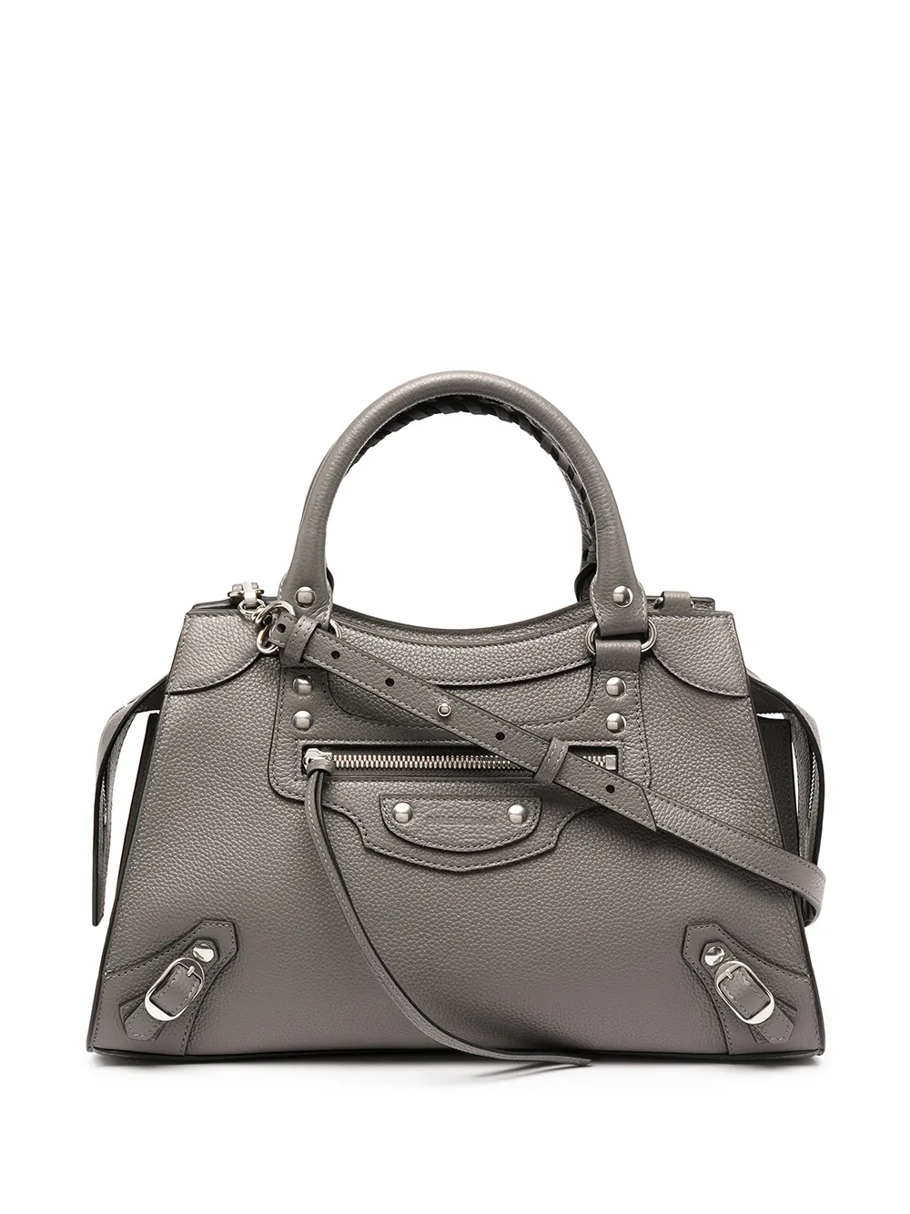 Balenciaga classic hot sale city bag grey