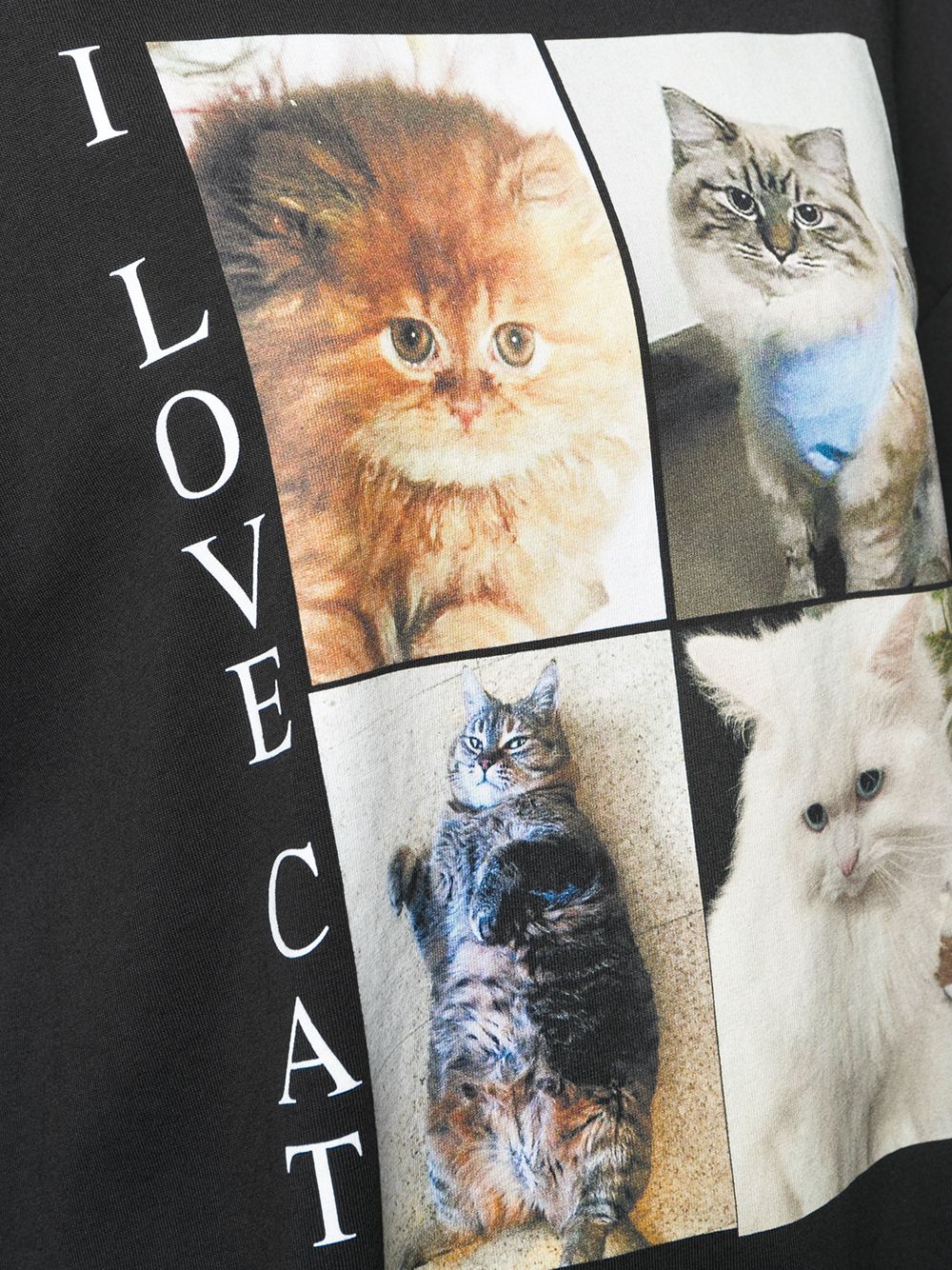 фото Balenciaga футболка с принтом i love cats