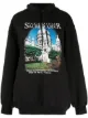 Image 1 of Balenciaga Sacré Coeur-print oversized hoodie