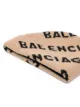 Balenciaga logo intarsia beanie