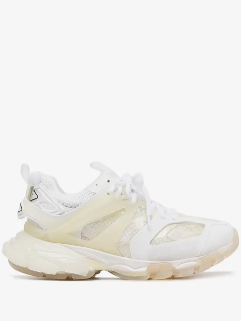 Track clear-sole sneakers