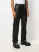 Kenzo leather cargo trousers