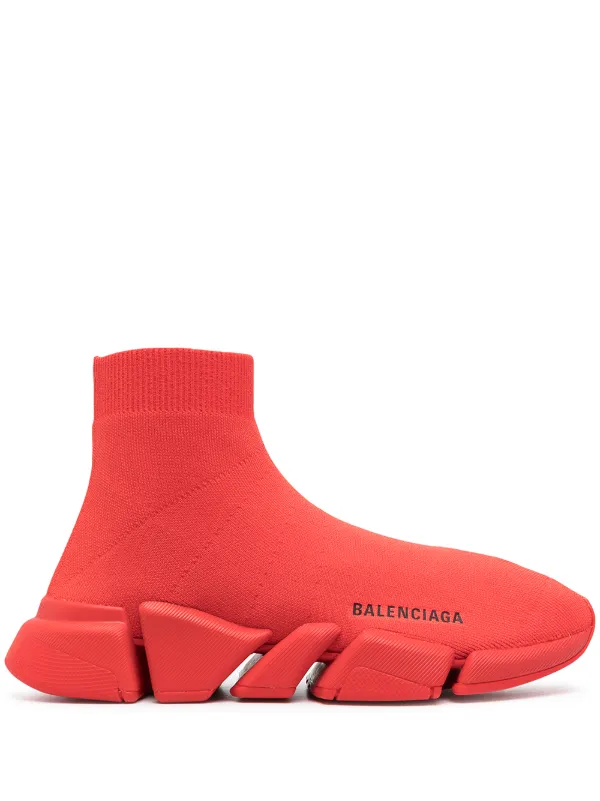 balenciaga logo speed trainer