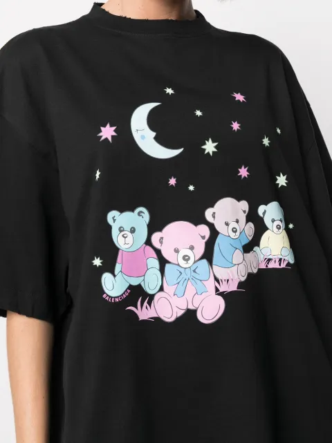 balenciaga bear tee