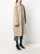 Balenciaga single-breasted wool trench coat