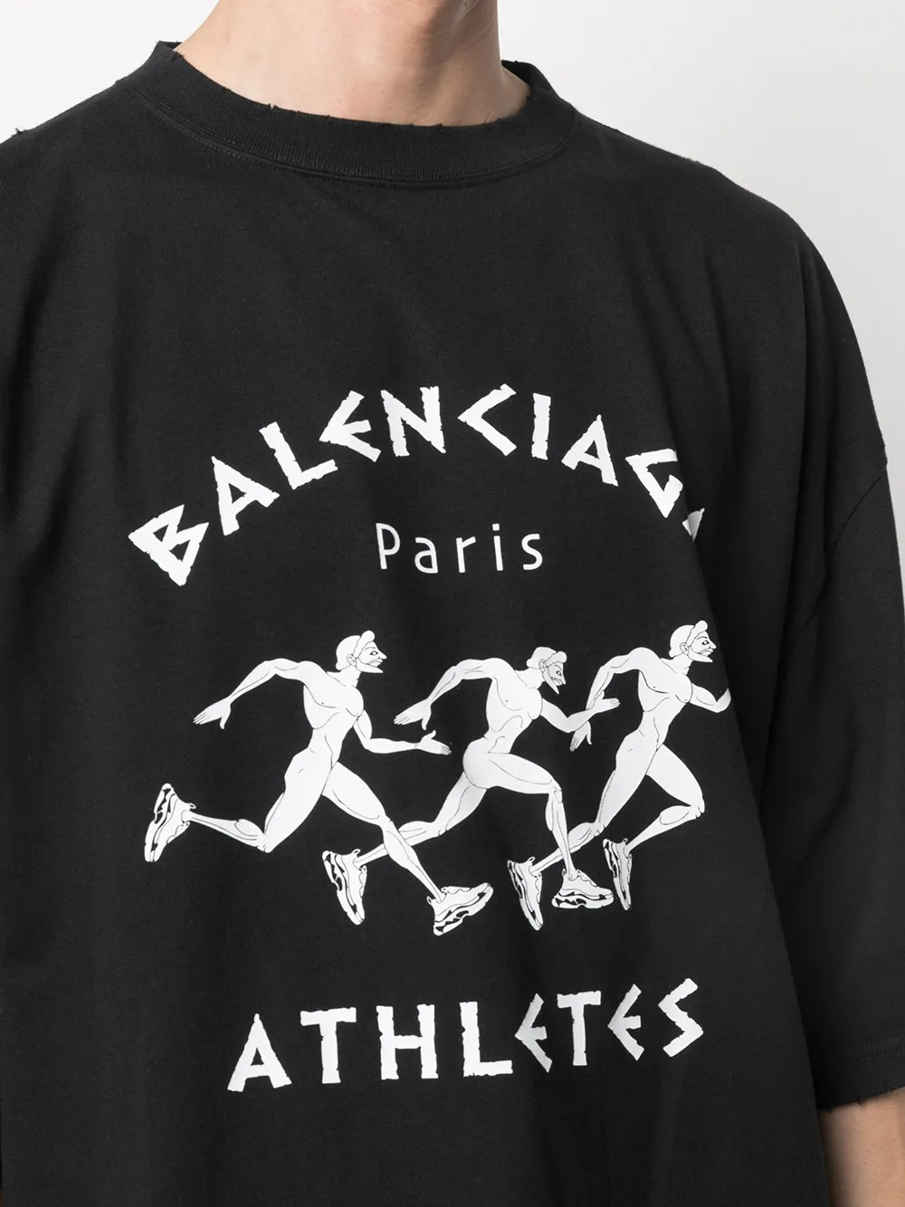 balenciaga athletes tee