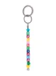Image 1 of Balenciaga logo beaded keyring