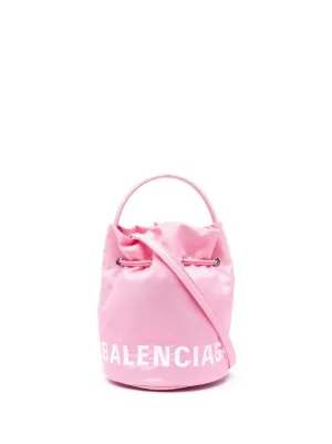 Monumental ubehageligt nudler Balenciaga Bucket Bags | Wheel & Emo Bags | FARFETCH US